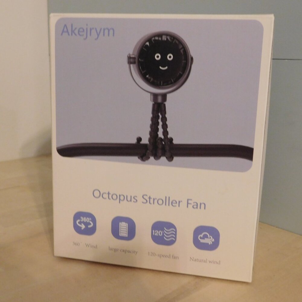 Brand New in Box, Octopus Stroller Fan